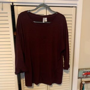 Burgundy H&M sweater
